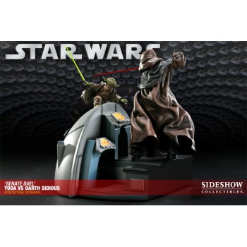Star Wars Diorama Senate Duel (Yoda vs. Darth Sidious) 29 cm